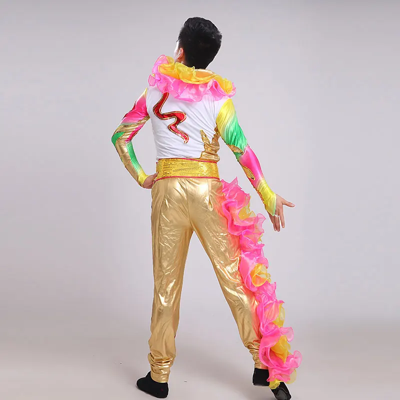 Новые сценические костюмы для танцев-партнера танцевальные барабанные группы