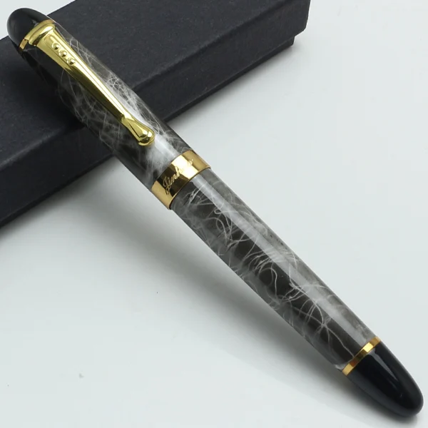 fountain pen Jinhao X450 авторучка 18KGP 0.7 мм широкий перо без пенал школьные канцелярские принадлежности 21 стилей Розовый и золотой - Цвет: fountain pen