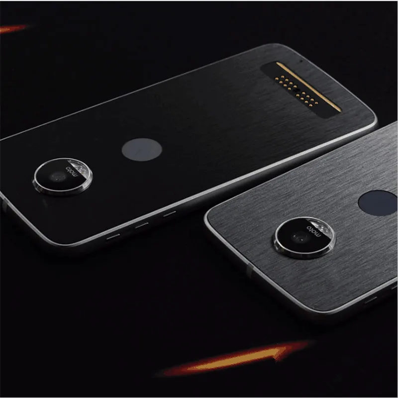 NEW Wire Drawing membrane Skins Protective Film Skin Cellphone back paste Sticker For Motorola Moto Z Play |