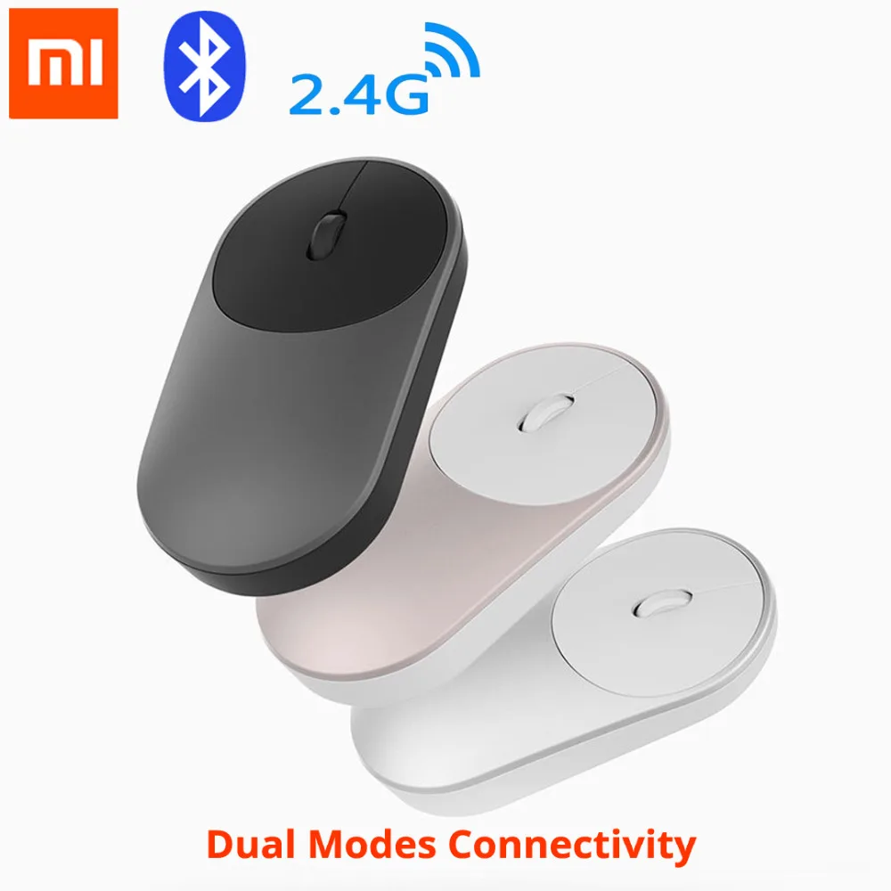 Xiao mi мышь портативная беспроводная Bluetooth 4,0 Alu mi nium Сплав ABS Материал Ga mi ng мышь RF 2,4 ГГц двойной режим подключения mi 1200 dpi
