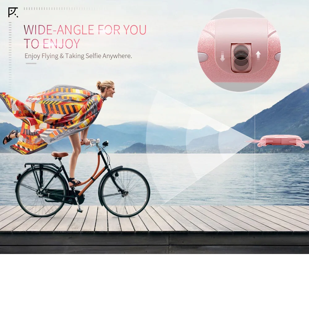 Обновление JJRC H37 Elfie RC селфи Дрон с 2.0mp Wifi FPV камера Карманный Квадрокоптер вертолет мини Дрон Автоматическое давление воздуха
