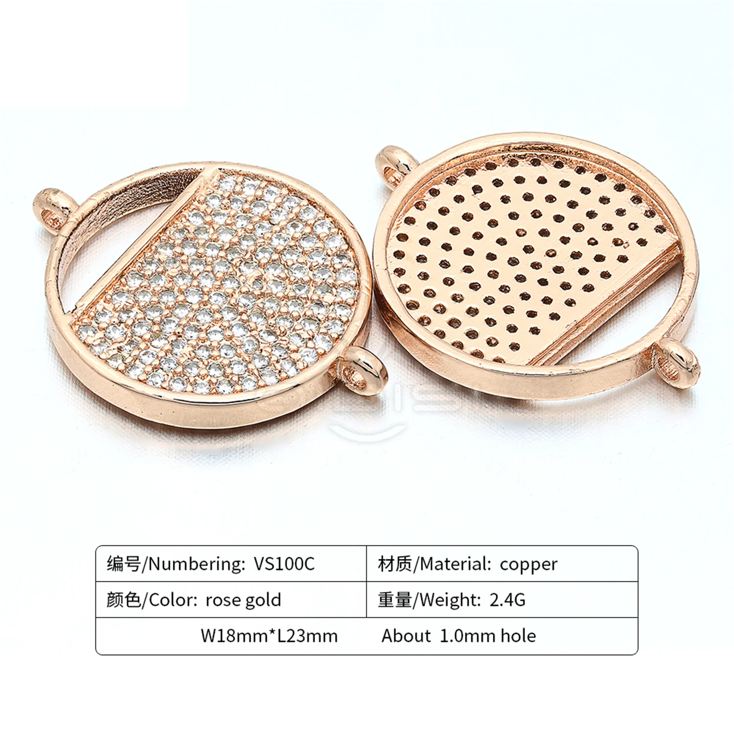 Аксессуары для браслета из кубического циркония. Микро Инкрустация Цветные