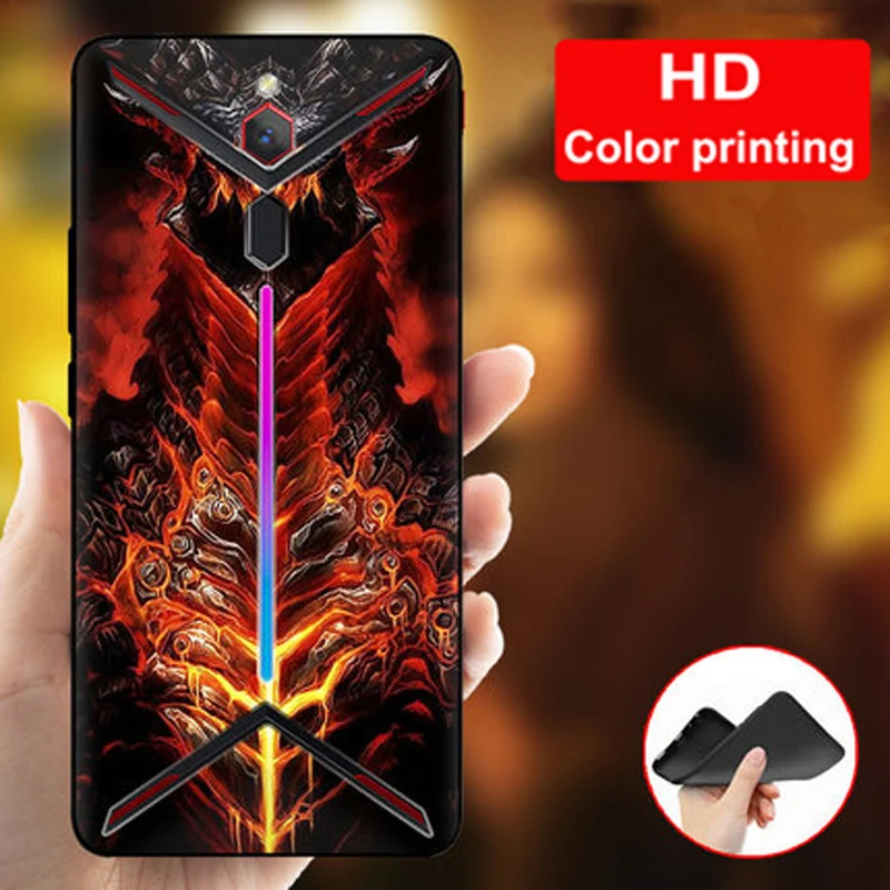 Для zte Nubia Red Magic Mars чехол игровой мультфильм Ультратонкий Мягкий силиконовый чехол красный волшебный Марс игровой телефон NX619J funda