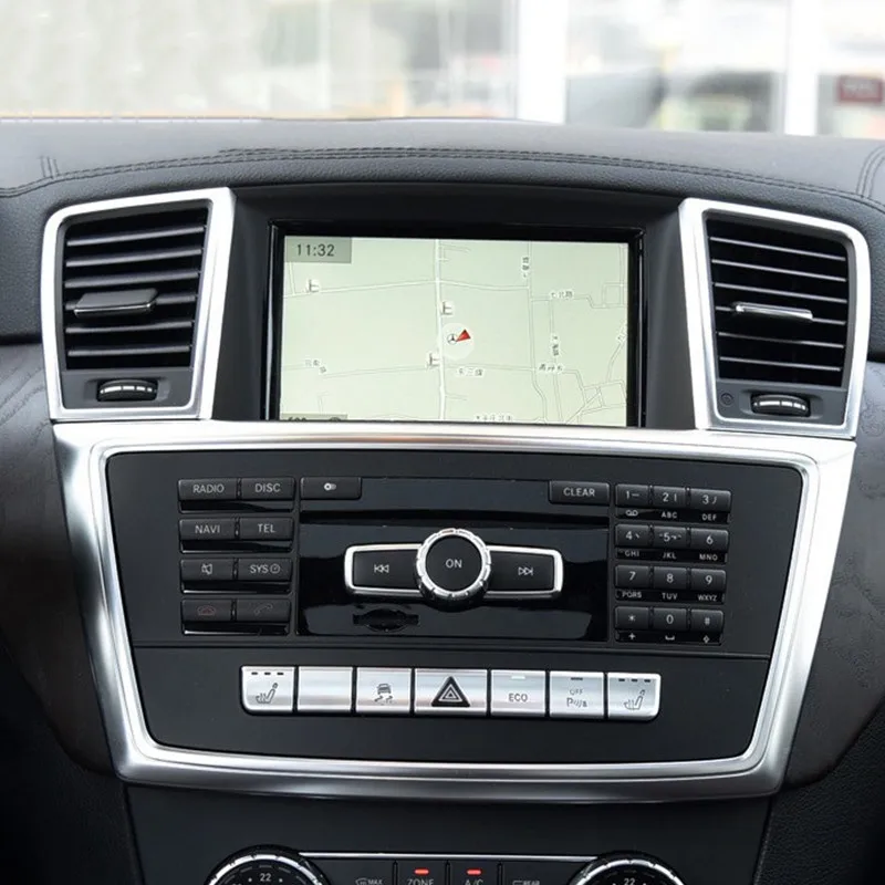 Автомобильный Стайлинг центральная консоль кондиционер CD панель Украшение