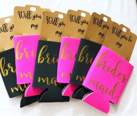 Персонализируйте любой ролевой Свадебный охладитель напитков подарки подружки