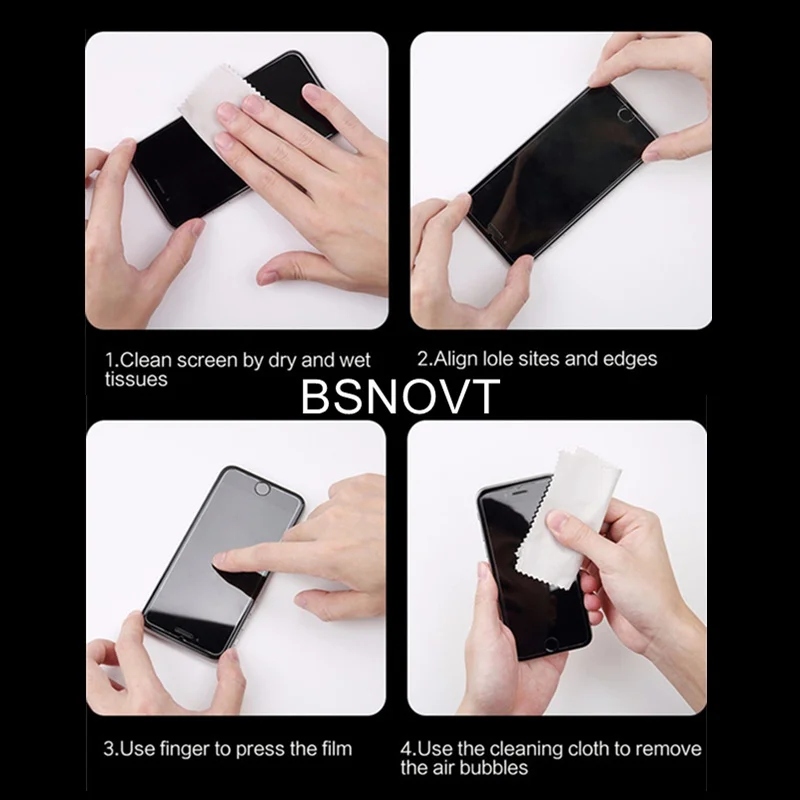Protector de pantalla de tel&eacute;fono para Huawei P10 lite, vidrio templado para Huawei P10 Lite, pel&iacute;cula BSNOVT, 2 uds.-4