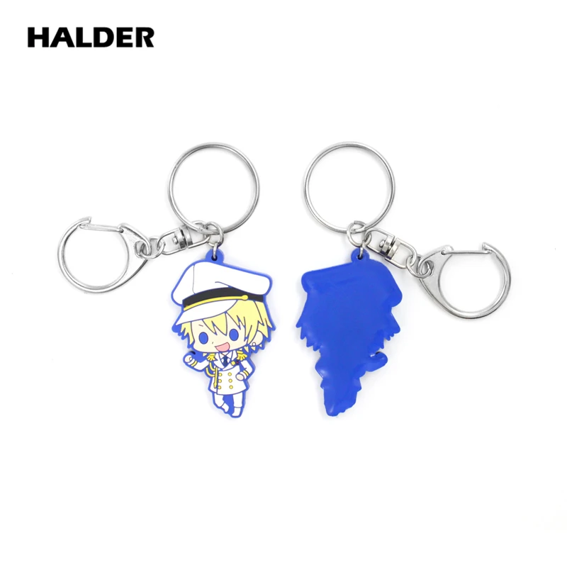 Аниме halder Uta no Prince Sama Aijima Cecil Ittoki Shinomiya Ren цифры кулон мягкий ПВХ Брелоки держатель ключей автомобильные брелоки для сумки