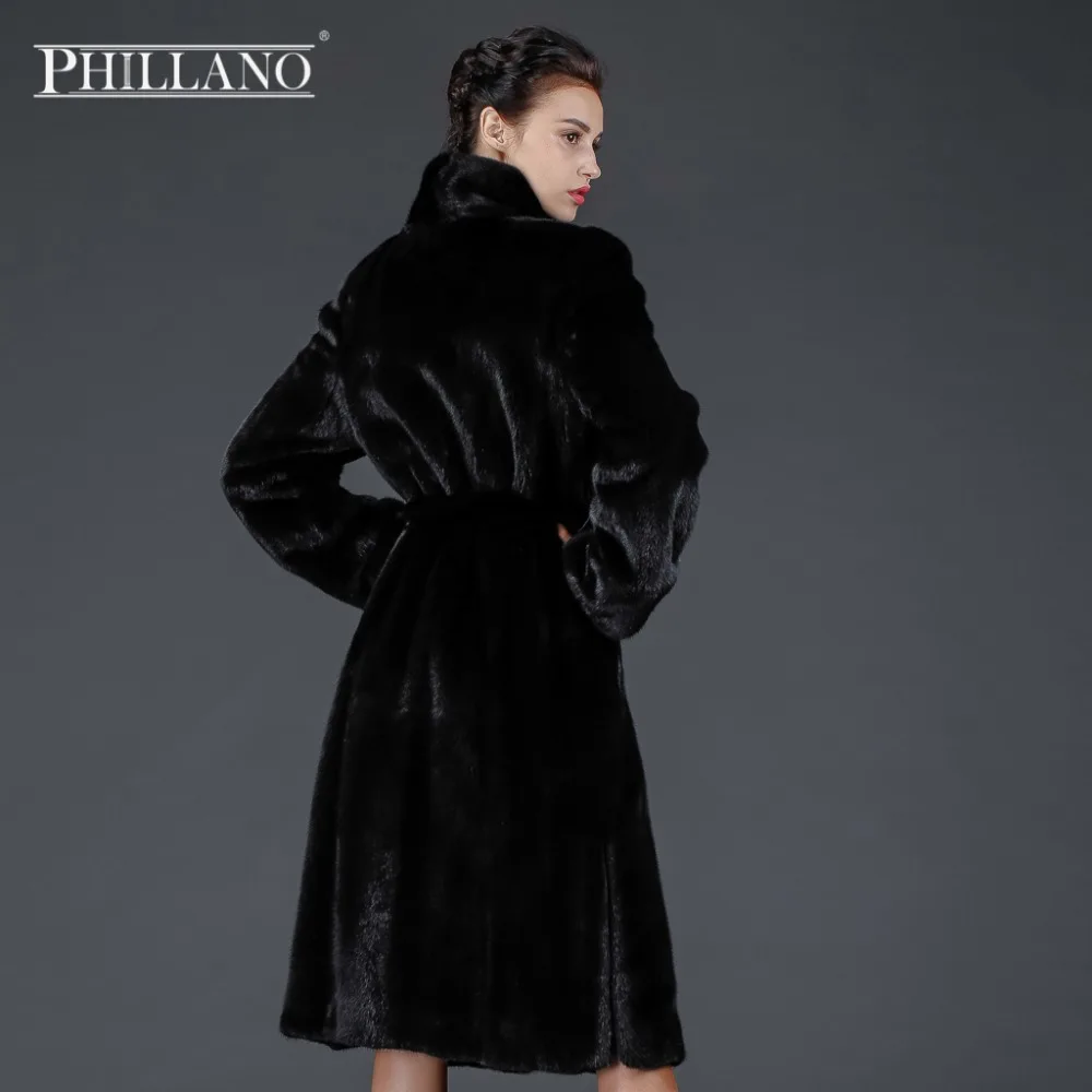 Продажа PHILLANO 2016 Зима Шубы Из Натурального Меха Норки Скандинавия Дания Зимнее