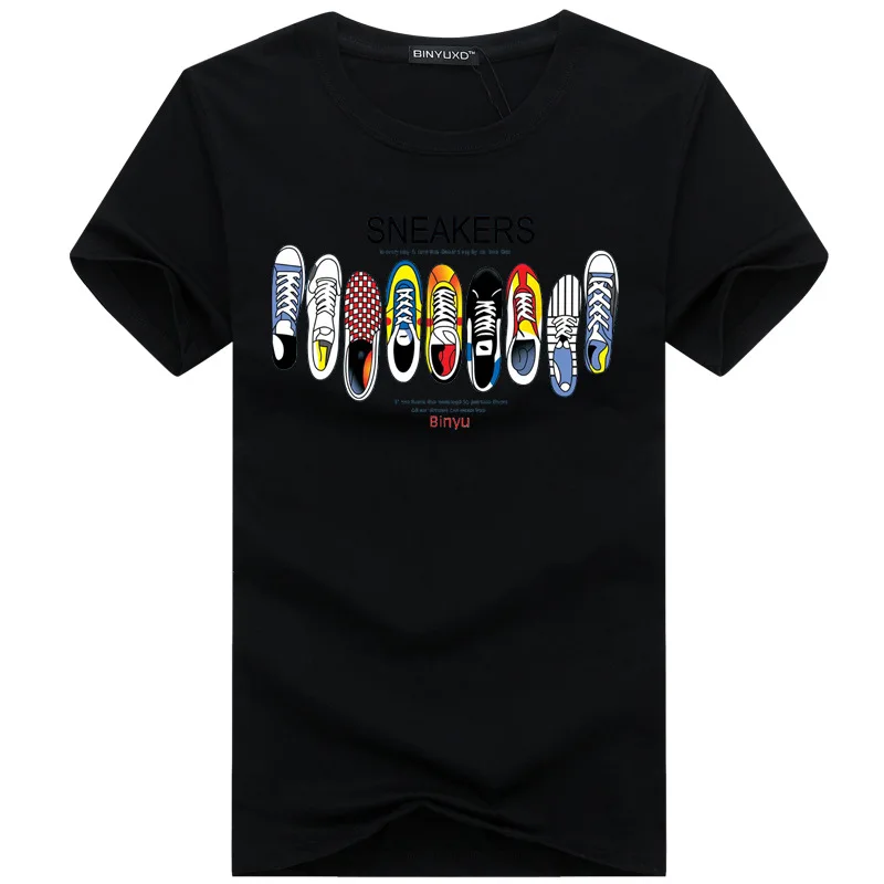 YELITE/футболка с принтом Новинка 2109 года Мужская Повседневная футболка модные