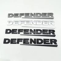 3d lettering badge emblem 90 110 tailgate sticker defender trunk decal car logo