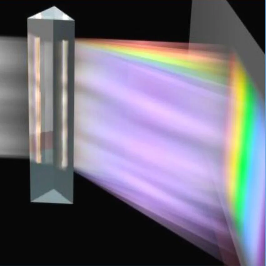 Треугольная Цветовая призма оптический прямоугольный k9 материал студенческое