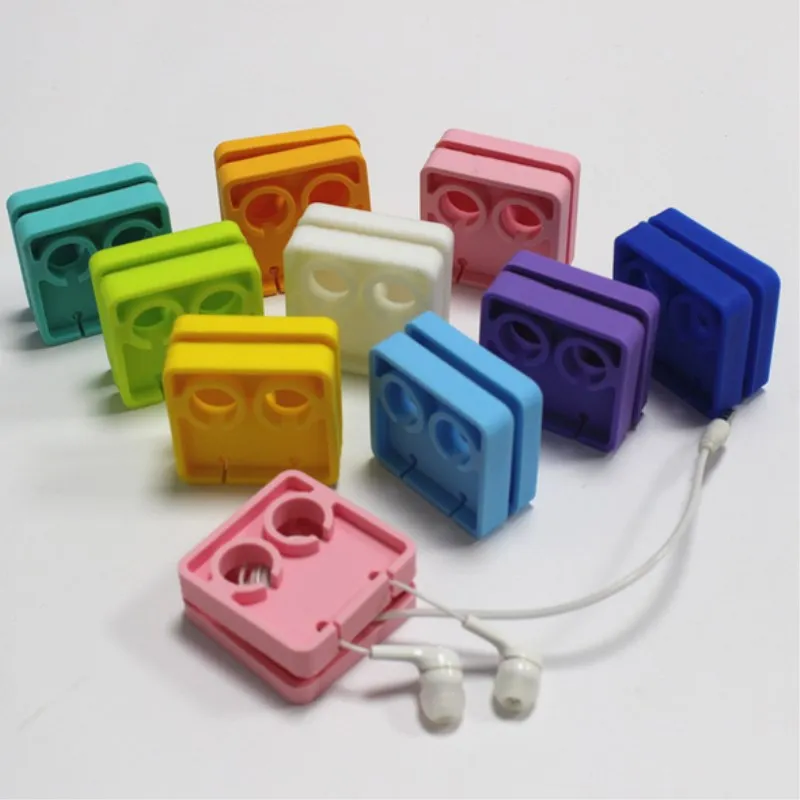 

KEITHNICO 1PC Earbuds Earphones Holder Case Earphone Cable Organizer Silicone Tangle Free Cord Organizer Keeper Storage Box