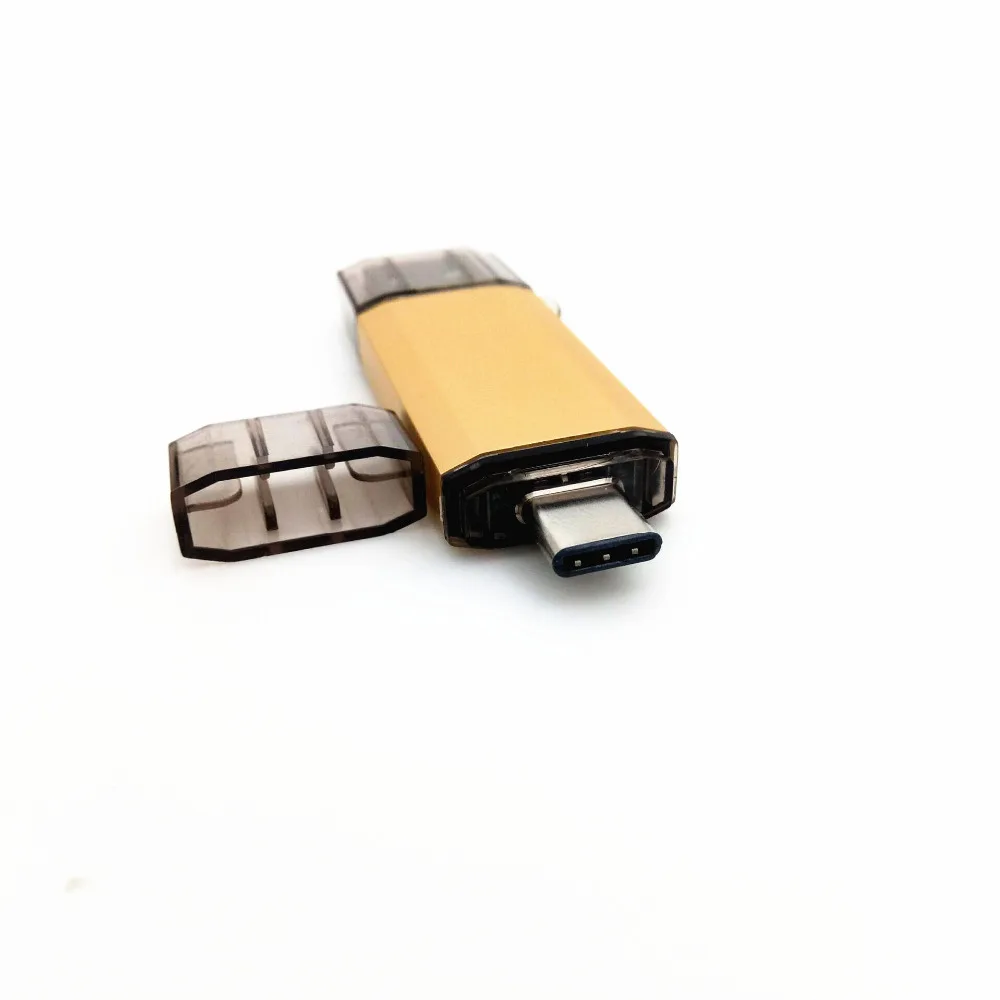 exuanck OTG USB 3.0 / 3.1Type-C Pen drive Flash Drive High Speed Custom Stick 16GB 32GB Metal for Smart Phone | Компьютеры и офис