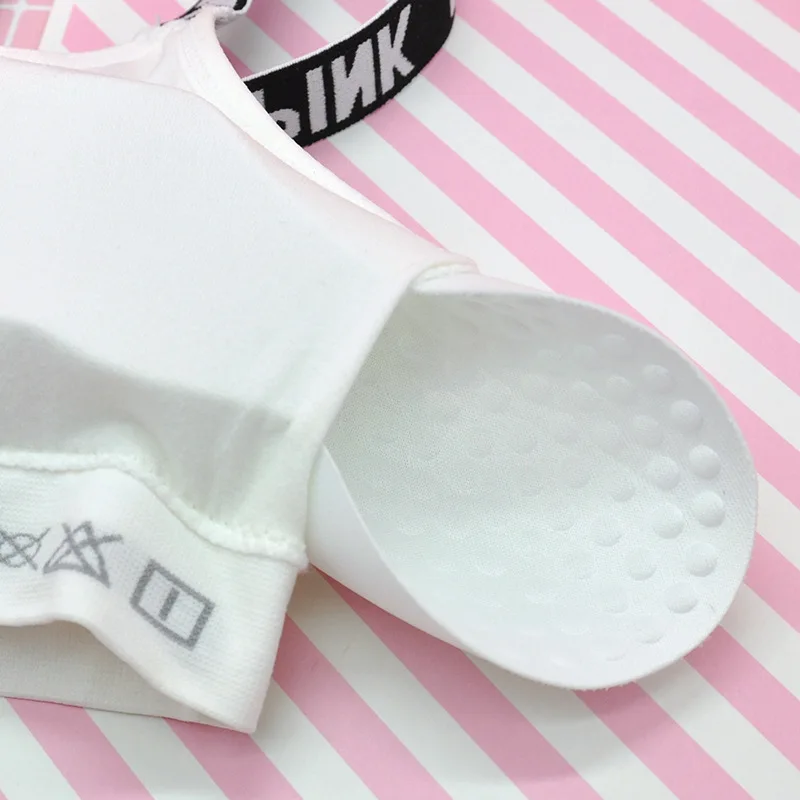 Пуберты для девочек мягкие майки короткий топ хлопковые широкие эластичные