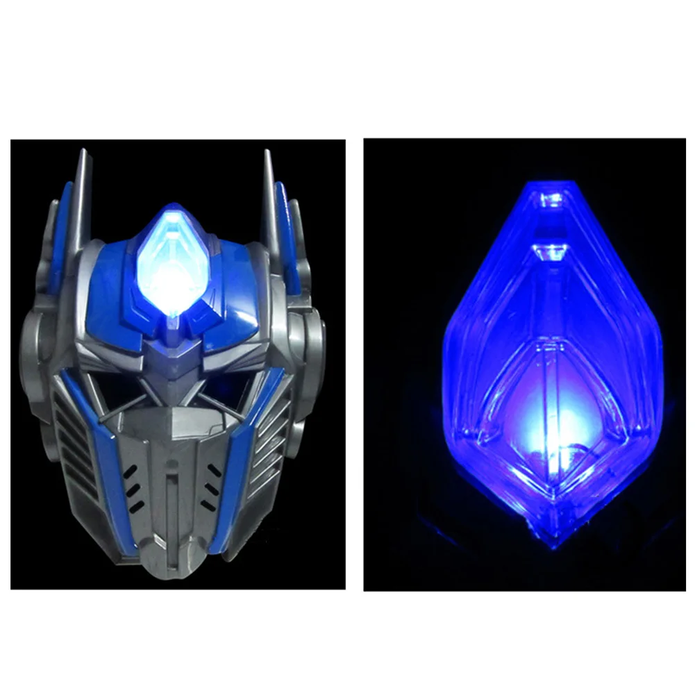 Маскарадная маска Optimus Prime со светодиодной подсветкой для взрослых и детей костюм