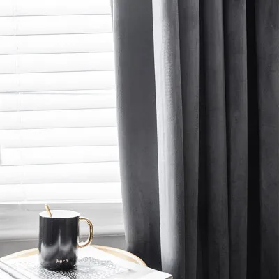 Color 4 Curtain Европейский и американский стиль, плотные затемненные шторы, роскошная фланелевая ткань для гостиной, спальни, виллы, Королевский домашний декор, T125#4 - Цвет: Color 4 Curtain