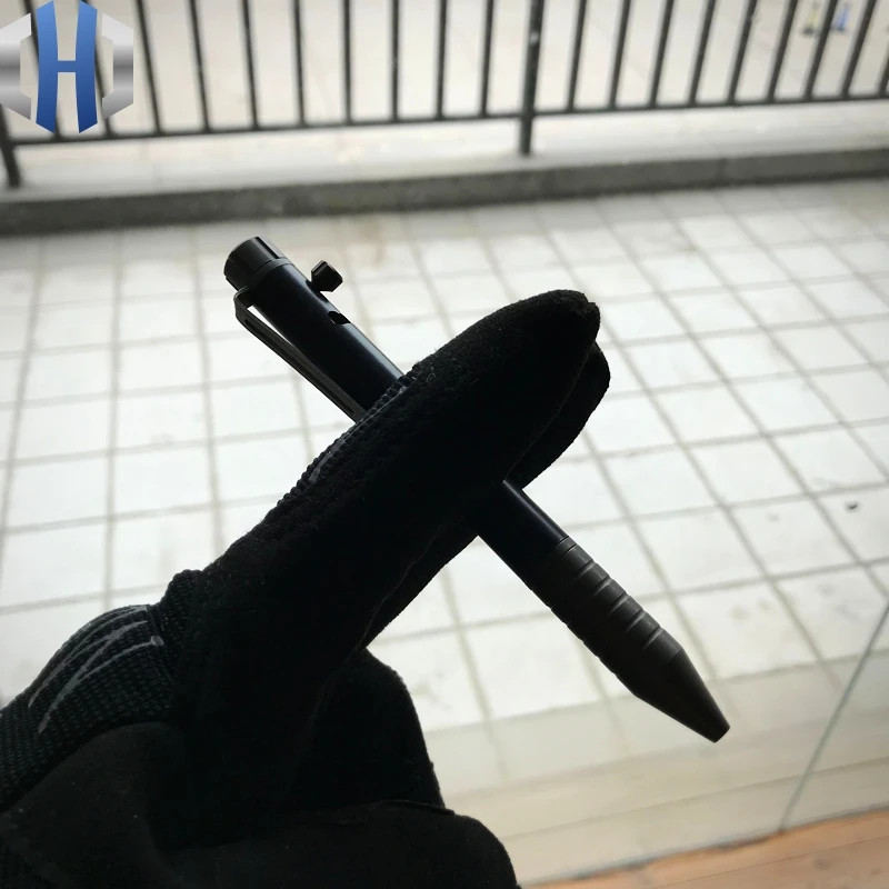 Углеродное волокно титановый сплав пользовательские ручки Edc пистолет штекер Ручка Портативный ручка клип многофункциональная ручка обороны