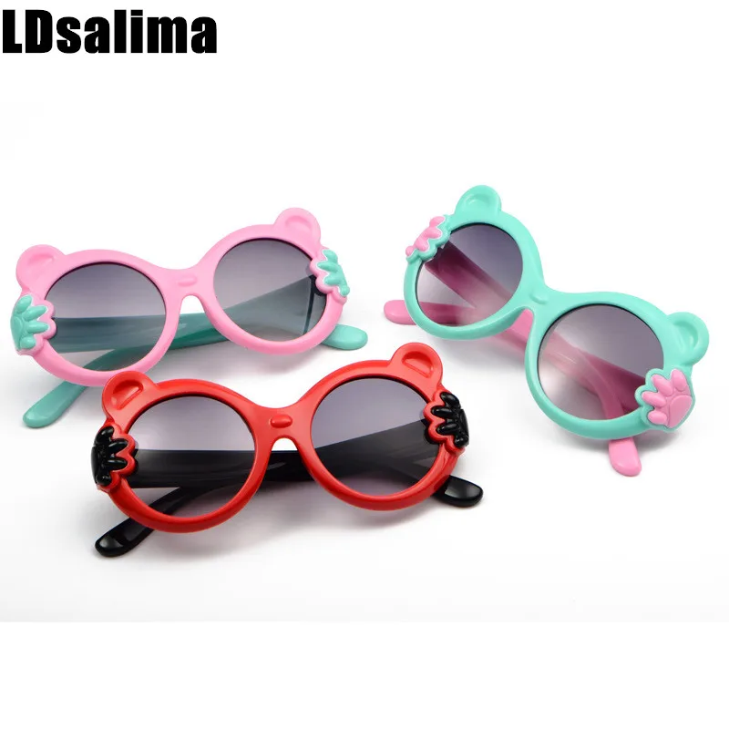 Милые детские солнцезащитные очки для мальчиков от УФ лучей в форме лука детей 2 10