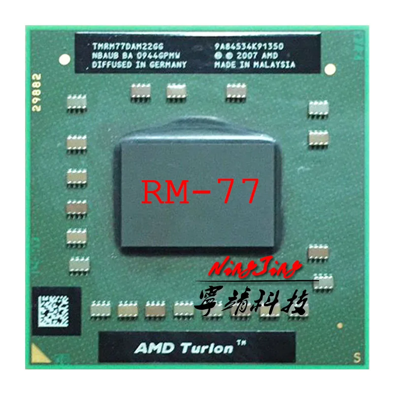 Мобильный процессор AMD Turion 64 X2 технология RM 77 RM77 2 3 ГГц двухъядерный с