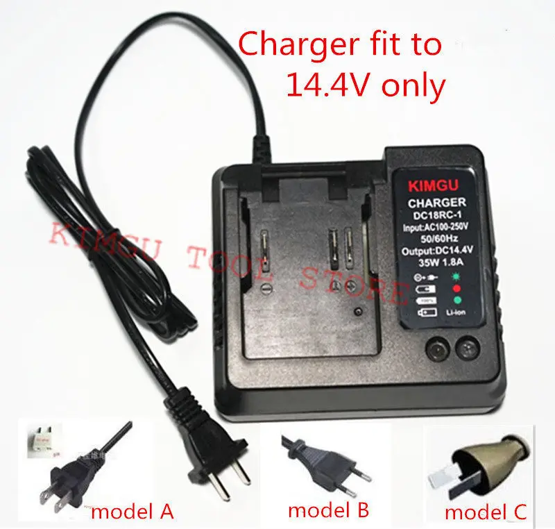 AC110-220V зарядное устройство для Makita Li-Ion Battery 14 4 V DC18RA BL1415 BL1430 BL1440 BL1450 BL1460 196391-6 194477-0