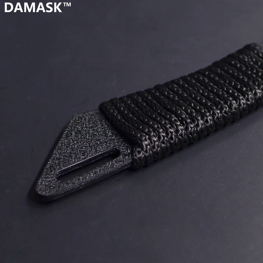 Тактический нож из нержавеющей стали с фиксированным лезвием дамасский Высокое