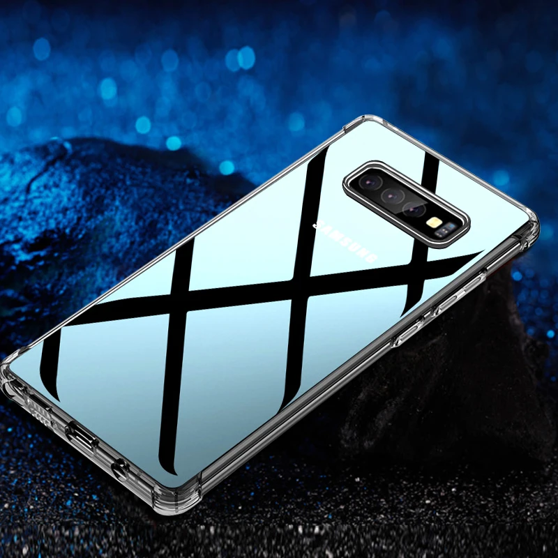 Чехол для телефона из ТПУ Samsung Galaxy S10 Plus S10e S20 FE S21 Ultra силиконовый чехол оболочка