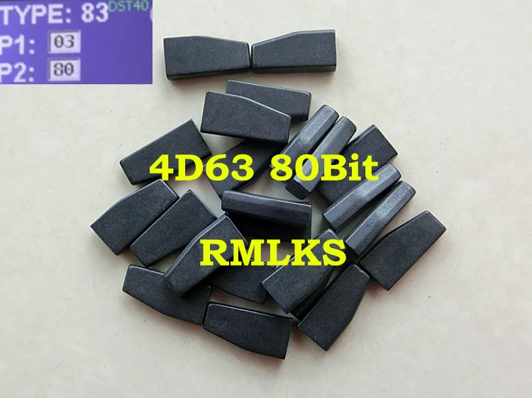 RMLKS высокое качество новый транспондер чип ID83 4D63 80Bit 0380 40Bit подходит для Ford Mazda