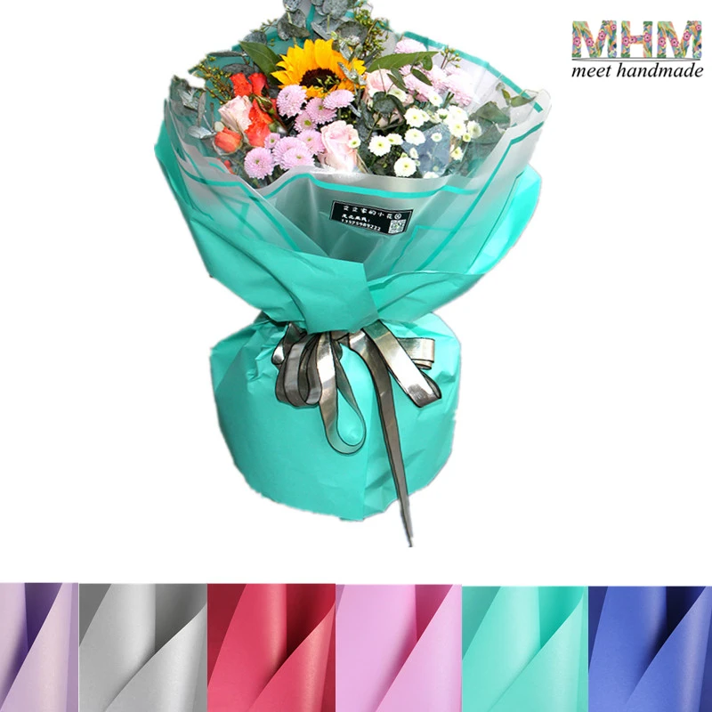 Современный Подарочный букет упаковочная бумага цветочный упаковочный материал