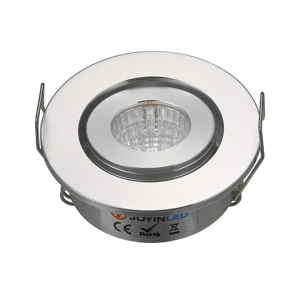 10 шт./лот хром цвет 3 Вт пятно Led Exterieur Encastrable Terrasse DC24V COB Mini Inbouwspots Plafond