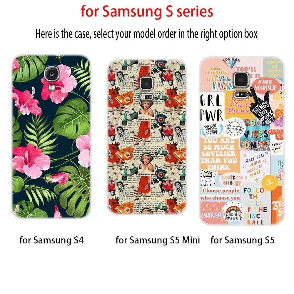 Тканевые плакаты Aloha для девочек чехол из ТПУ Samsung Galaxy S7Edge S8 S9 S10 S11 S20 S21 Plus Lite E Ultra Etui