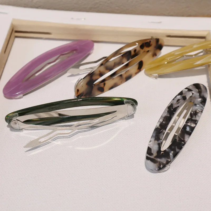 1 шт. Корея Япония Мода уксусной кислоты с леопардовым принтом заколки