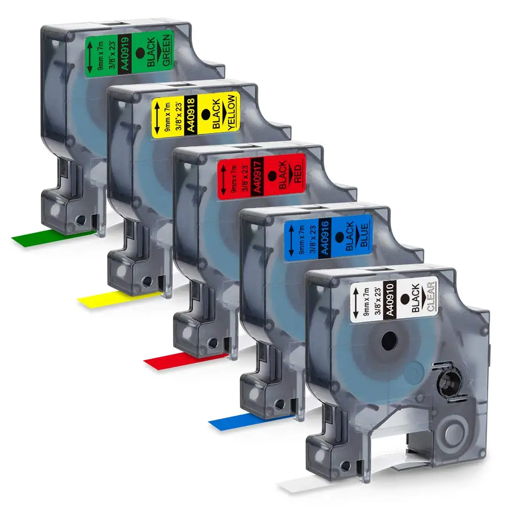 

Compatible for Dymo Tape D1 12mm x 7m 45013 45016 45017 45018 45019 for Dymo LabelManager 160, 280, LabelPoint 200 Label Maker