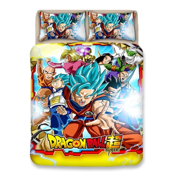 Японский мультфильм DRAGON BALL постельные принадлежности США Твин Полный Королева Король Великобритании один двойной размер пододеяльник наборы для детей подростков мальчиков взрослых - Цвет: 17