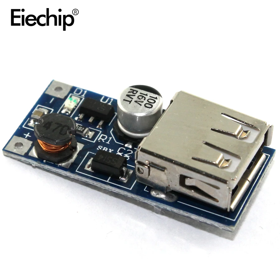 5 шт. повышающий преобразователь постоянного тока модуль питания от 0 9 в до В 600 мА