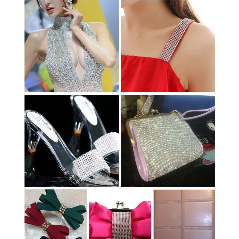 45*120 Φ 3 мм Стеклянная Хрустальная алюминиевая сетчатая аппликация облицовка в