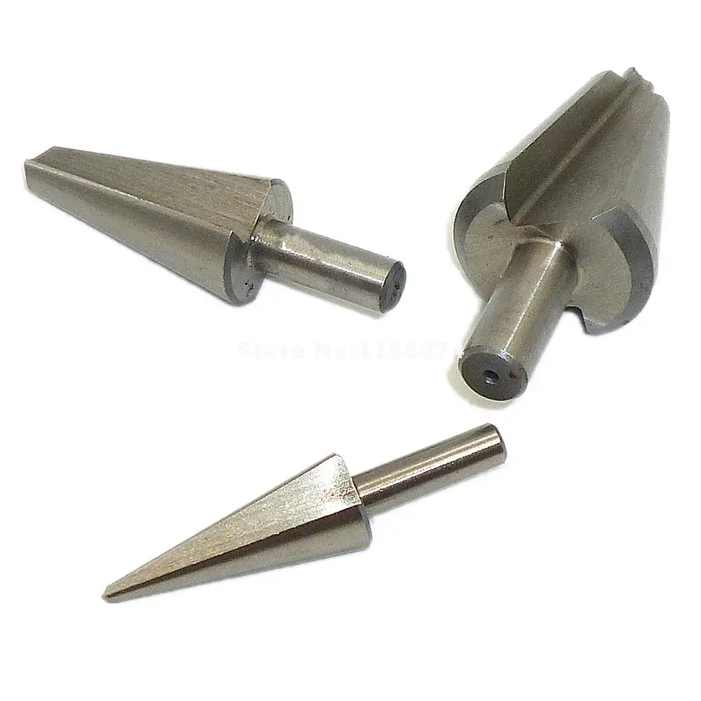 3 шт. Большой Шаг Конуса Сверла Бит Треугольник Хвостовика Зонтик HSS Фаски