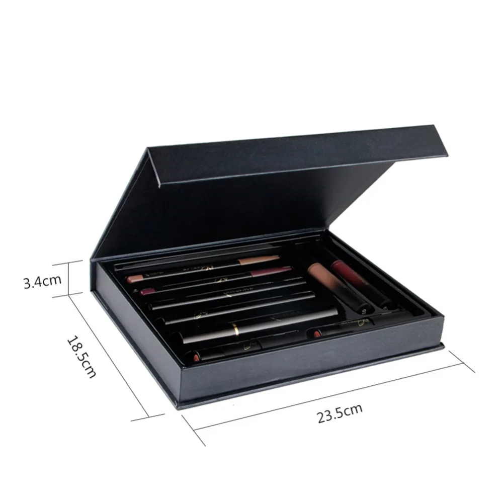 Косметика Makup комплект 9 шт. в том числе Подводка для глаз Тушь ресниц карандаш