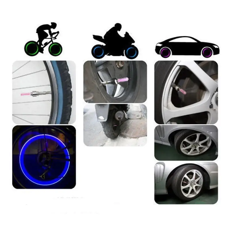 Подсветка для колес автомобиля горный светодиодный фонарь мотоцикла колпачок
