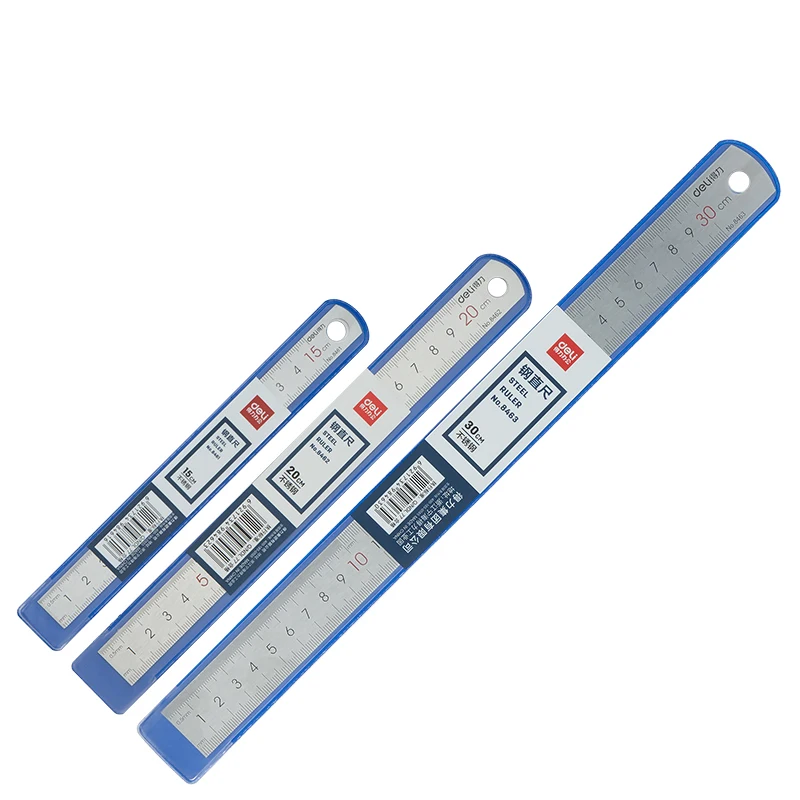 Deli 15 см металлическая линейка из нержавеющей стали прямая Линейка измерительные