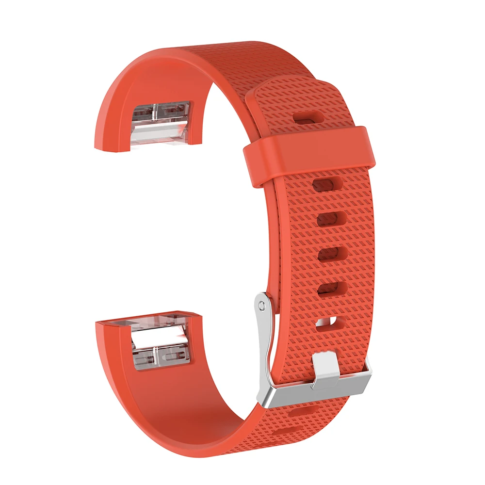 red Силиконовый браслет для браслета Fitbit Charge 2 замена Смарт часы Браслет для Fitbit Charge2 ремешок для спортивных часов аксессуар - Цвет: red