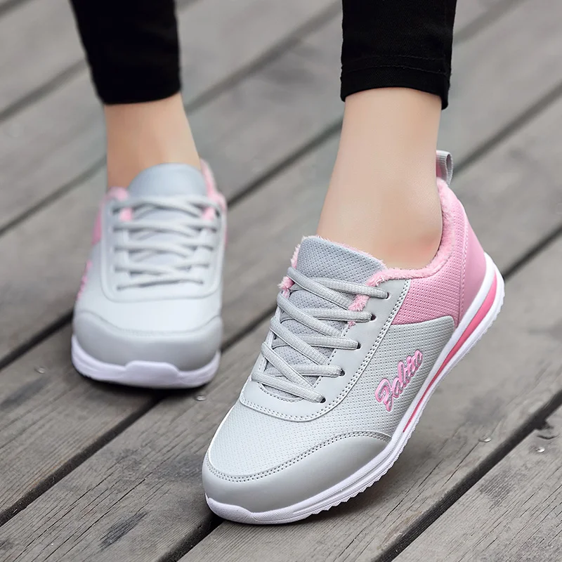Tenis feminino; Новинка года; женская теплая плюшевая спортивная обувь для спортзала; женская обувь для тенниса; женские устойчивые спортивные кроссовки; недорогие кроссовки