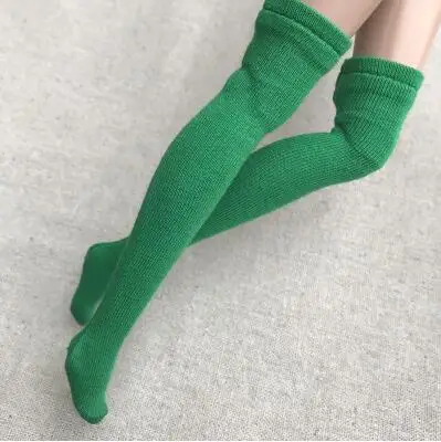 green 1 пара носки для кукол Блайт карамельного цвета чулок для Azone, Momoko, Barbies Blyth 1/6 аксессуары для кукол - Цвет: green