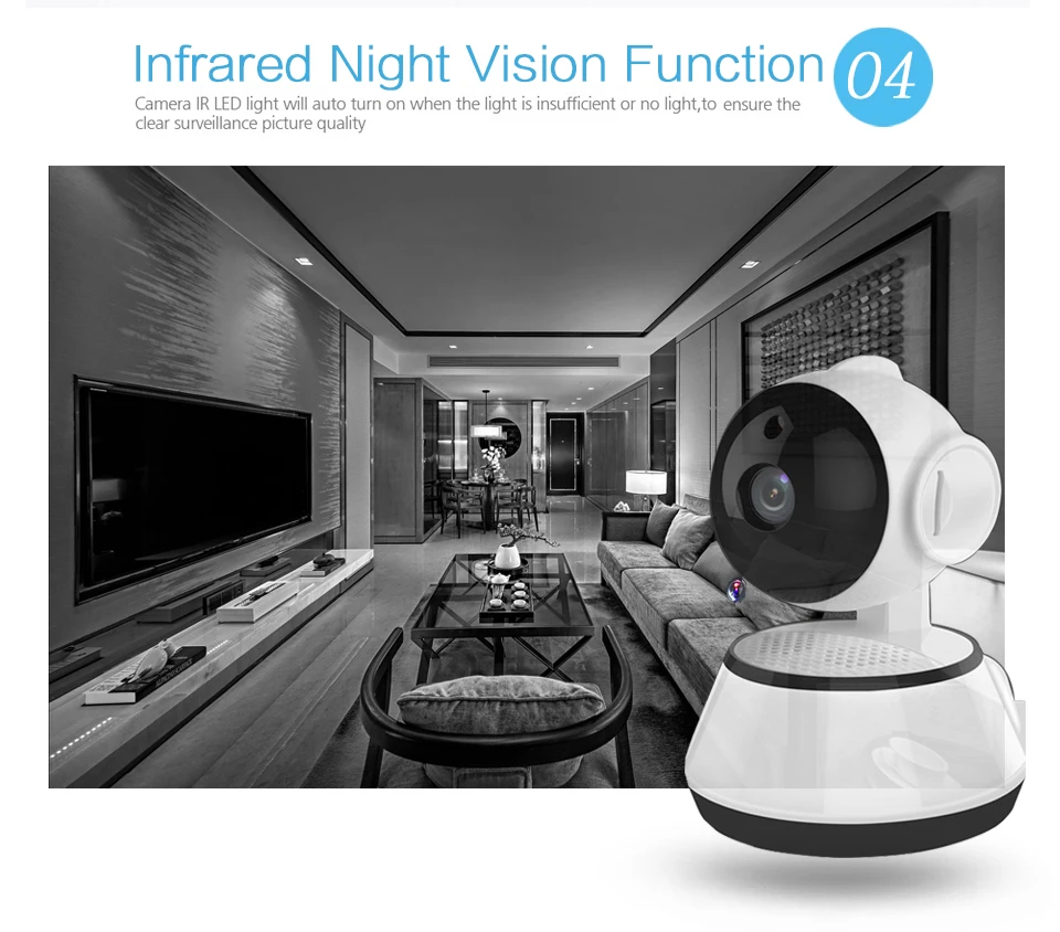 Ip-камера, wifi, CCTV камера, Домашняя безопасность, видео наблюдение, подключи и играй, P2P, ночное видение, мини беспроводная камера, HD 720 P, для помещений