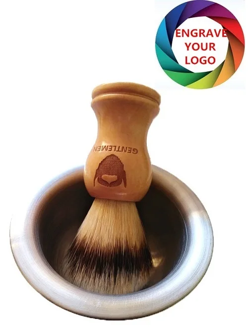 Чистая щетка для бритья барсука Деревянная Ручка Парикмахерская Мужская лица