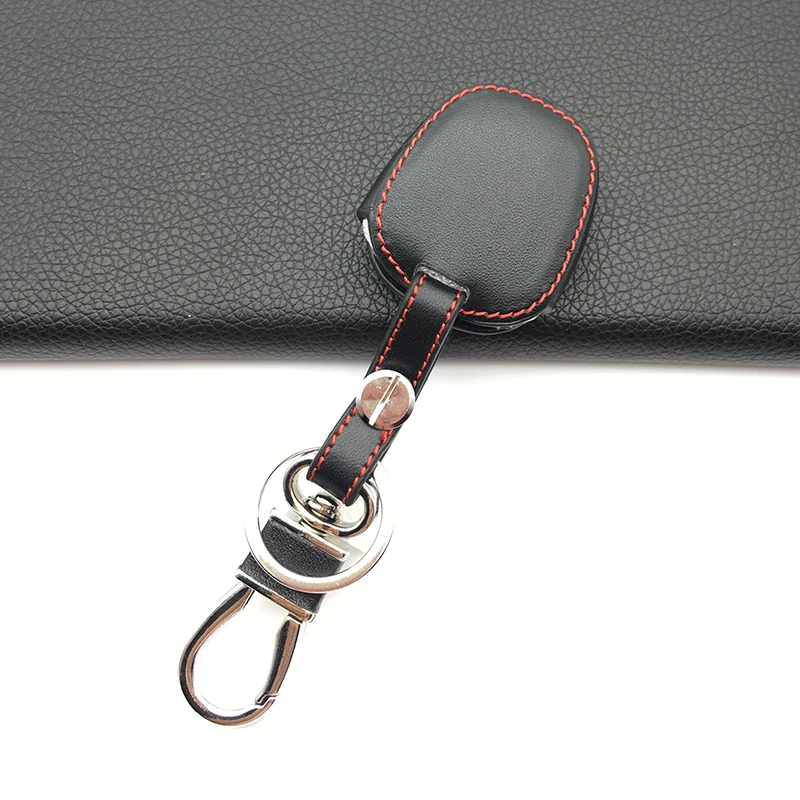 Кожаный чехол для автомобильного ключа с двумя кнопками TOYOTA CAMRY RAV4 PRADO COROLLA AVENSIS LAND