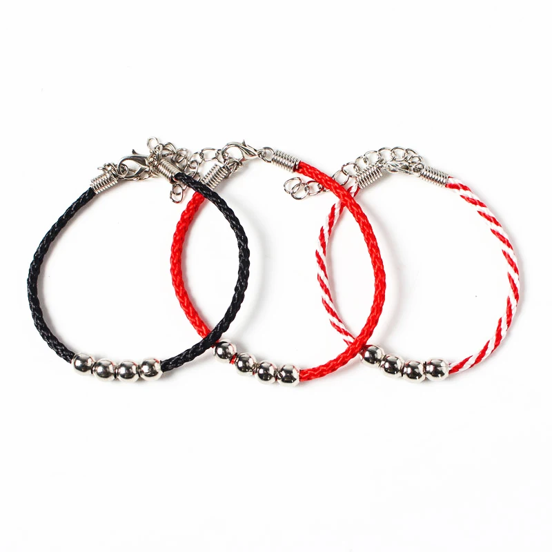 4 звёздочки Подвески ручной работы веревочные браслеты для женщин мужчин детей
