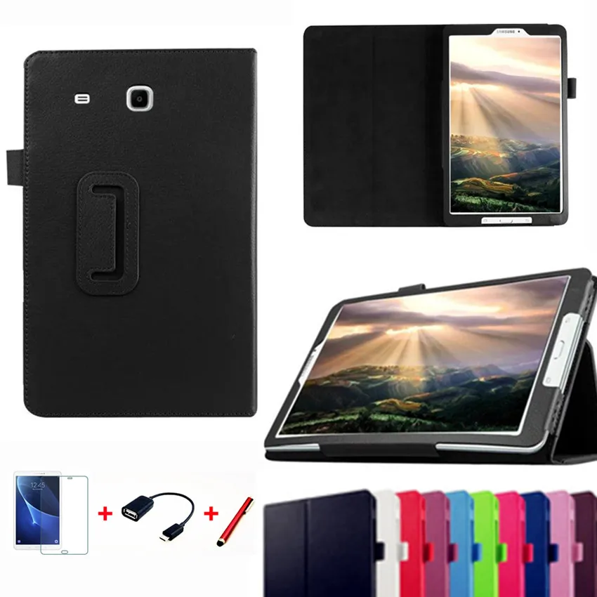 Чехол для samsung Galaxy Tab E 9 6 T560 T561 тонкий складывающийся Чехол-книжка чехол-подставка