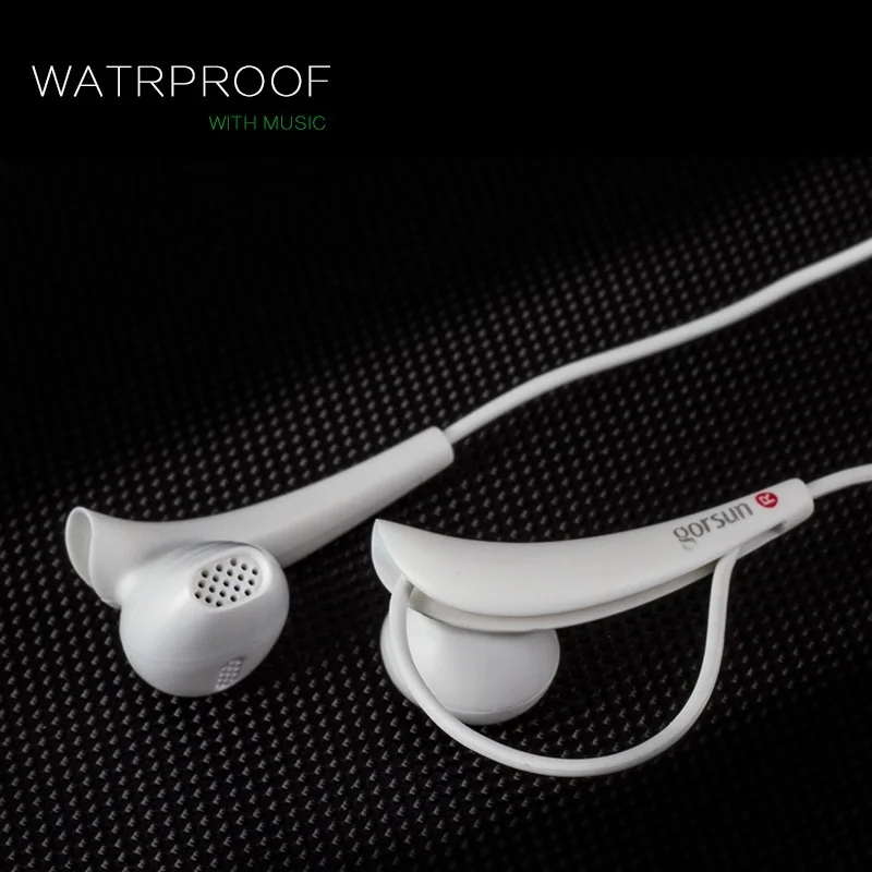 New Sport Earphone With Mic And Volume Control Super Clear Bass 3.5mm Ear-hook Earphones For cellphone MP3 MP4 | Электроника