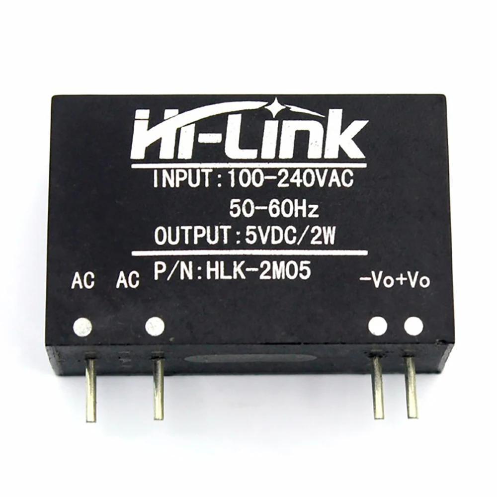 HLK 2M05 понижающий модуль питания с низкой мощностью AC DC 100 240V до 5V 2W преобразователь