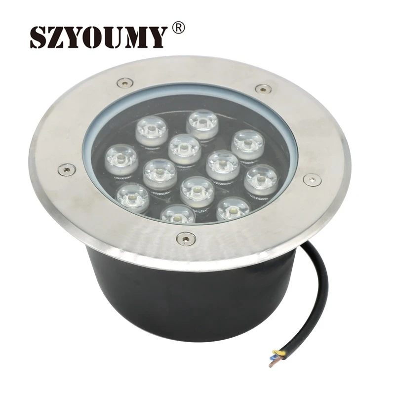 SZYOUMY Новый IP67 Водонепроницаемый AC 85-265V 12W LED подземный свет наземная лампа